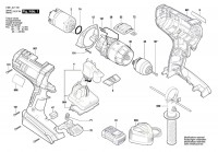 Bosch 3 601 JC1 100 Gsb 36 Ve-2-Li Cordl Perc Screwdr 36 V / Eu Spare Parts